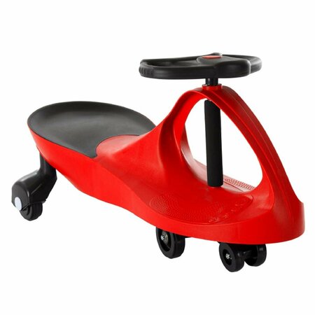 MOVIMIENTO Wiggle Movement to Steer Zigzag Car for Toddlers & Kids; Red MO3236271